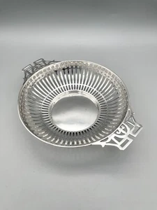 EDWARDIAN STERLING SILVER PIERCED BOWL, MAPPIN & WEBB, BIRMINGHAM, 1908 - Picture 1 of 8