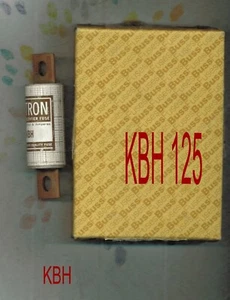 FUSIBLE TRON KBH125 125 AMP 500 VOLTIOS KBH 125 FUSIBLE - Imagen 1 de 1