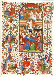Master of the Bedford Hours, "The Assumption of the Virgin " Austria Postcard - Picture 1 of 2