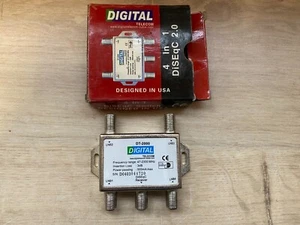 4 Way Diseqc 2.0 Satellite LNB / Dish Combiner Switch - Picture 1 of 1