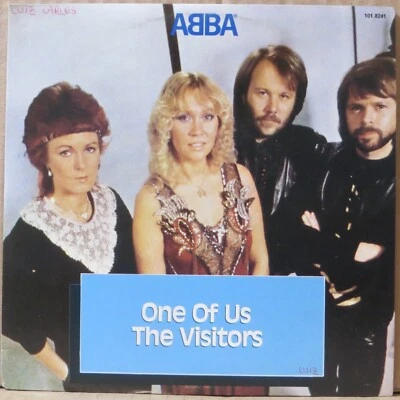 ABBA 1982 “ONE OF US/THE VISITORS” UNIQUE EDITION! P/S 7” NM 45 BRAZIL - Image 1 of 3