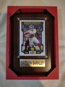 Saquon Barkley NFL Plaque - 2023 SCORE - New York Giants 
