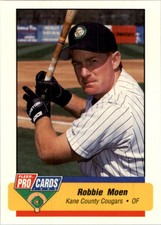 1994 Kane County Cougars Fleer/ProCards #176 Robbie Moen