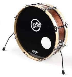 Batería de patada lateral tambor bajo portátil - 6"" x 22"" bajo delgado profesional caoba roja - Imagen 1 de 3