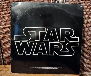 1977 Star Wars Soundtrack Doppel VINYL LP Schallplatte 33 1/min mit EINSÄTZEN - Bild 1 von 9