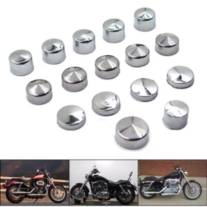 77pcs Caps Cover Kit Fit For 04-15 Harley Sportster Engine & Misc Bolt Nut - Picture 1 of 14