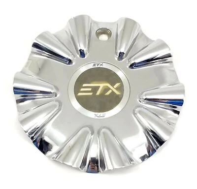 Tapacubos central de rueda cromados ETX Foto 1 de 4