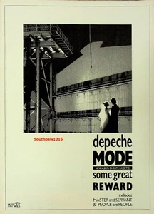1984 Depeche Mode "Some Great Reward" Album Release Industry Promo Ad Print - Picture 1 of 1