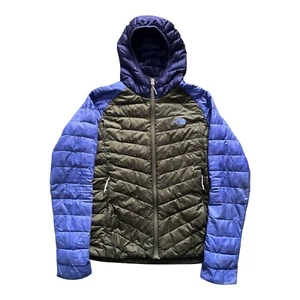 The North Face Damen 700 Daunenjacke mit Kapuze Größe M Khaki Lila - Bild 1 von 16
