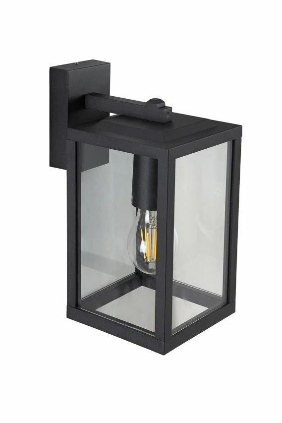 Außenleuchte Wandlampe Wandleuchte Gartenlampe LED E27 DOWN 230V IP44 Schwarz - Bild 1 von 1