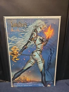 Lady Death Chaos Rules #1 Spectacular Edition # 45/99 AUTOGRAPHED W/C.O.A RARE🔥 - Picture 1 of 10