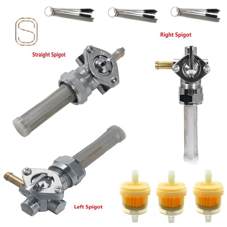 Válvula de combustible Petcock 22 mm 62167-81 62163-75 para Harley Davidson Foto 1 de 4