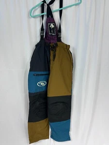 Bavaglino sci snowboard vintage Wave Rave uomo piccolo made in USA - Foto 1 di 18