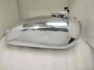 Yamaha Rd350 Polish Alloy Aluminum Petrol Fuel Gas Tank 1970 + Cap | Fit For - Picture 1 of 7