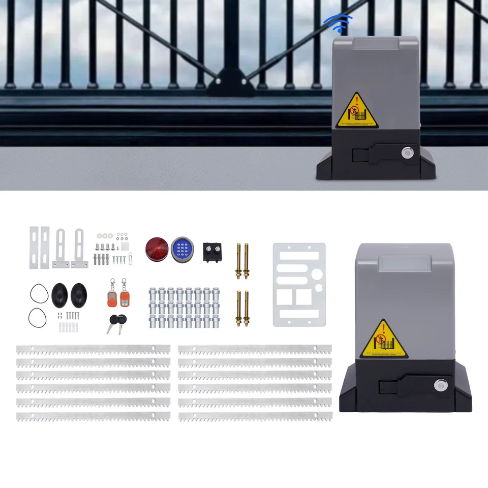 Elektrisch Schiebetoröffner Antrieb Garagentor Schiebetoröffner Schiebetor Motor - Bild 1 von 4