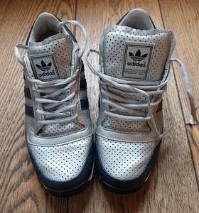 Scarpe Adidas Argento E Blu Unisex Nr 39 e 1/3 - Foto 1 di 5