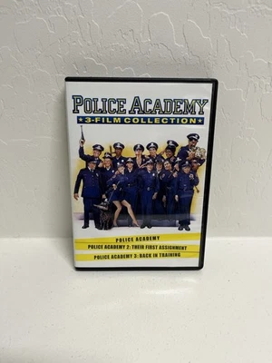Police Academy 1, 2 & 3 DVD 3 Film Collection Nice Clean Tested Condition - Image 1 of 4