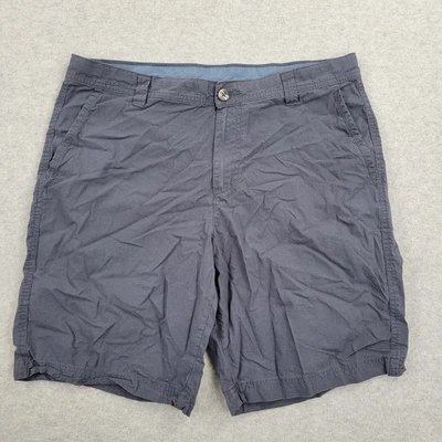 Pantalones Cortos Columbia Para Hombre 34x10 Gris Bolsillos Chinos Foto 1 de 4