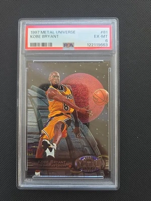 1997-98 Metal Universe - Kobe Bryant #81 PSA 6 - Image 1 of 2