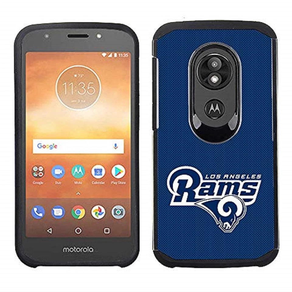 Funda texturizada PBG NFL Los Angeles Rams para Motorola Moto E5 Play, Cruise, Foto 1 de 1