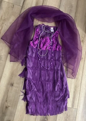 ROARING 20s COSTUME  GIRLS SZ 10-12 WITH ALL THE EXTRAS! - Image 1 of 4