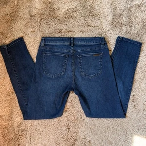 MICHAEL KORS Boyfriend Jeans Dark Wash Button Fly Denim Größe 2 - Bild 1 von 7