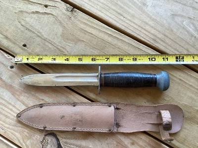 Cuchillo daga de combate Pal Segunda Guerra Mundial con funda  Foto 1 de 4