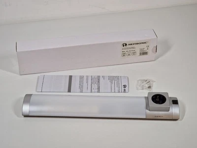 Heitronic Detmold Unterbauleuchte mit Steckdose LED 5 W Neutralweiß Weiß, Silber - Bild 1 von 4