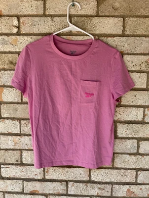 Camisa Reebok Mujer Rosa Manga Corta con Bolsillo Talla Grande Nueva Con Etiquetas Foto 1 de 4