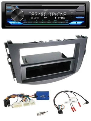 JVC Bluetooth Lenkrad USB DAB CD Autoradio für Toyota RAV-4 2011-2013 - Bild 1 von 4
