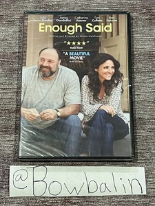 Enough Said (20th Century Fox DVD, 2013) Catherine Keener, New & Factory Sealed - Picture 1 of 5