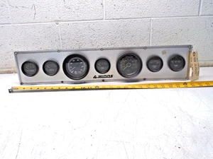 O1 4 Winns Medallion Dashboard Panel Fuel Temp MPH RPM Trim Oil Volts - Picture 1 of 7