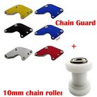 Chain Guard Swingarm Guide + 10Mm Chain Roller Pulley Tensioner Dirt Pit Bike