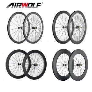 38/50/60/80 mm Carbon Rennrad Rad 3K 25 mm Clincher Straße Carbon Fahrrad Räder - Bild 1 von 6