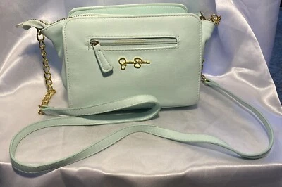 JESSICA SIMPSON Light Green /Gold Cross Body Shoulder Bag Purse - Image 1 of 4