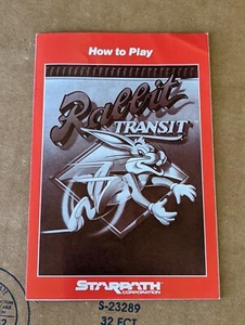 Atari 2600 Supercharger Arcadia Starpath Rabbit Transit Manual Only - Picture 1 of 3