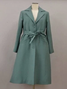 Sybilla Corazon Button Design Coat with Cotton Liner Size M Green (GBUDJ-18690) - Picture 1 of 9