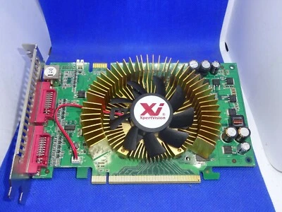 XPERT VISION GEFORCE 8600 GT 512MB DDR2 PCI-E GRAFIKKARTE 2x DVI S-VIDEO #GK2738 - Image 1 of 4