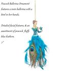 7"  Feathers Peacock Ballerina holiday Ornament