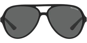 AX4133S ARMANI EXCHANGE SUNGLASSES MATTE BLACK | DARK GREY 60-14-145 mm WOMEN - Picture 1 of 3