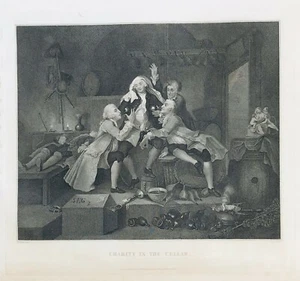 William Hogarth (1697-1764), Charity in the Cellar - Picture 1 of 1