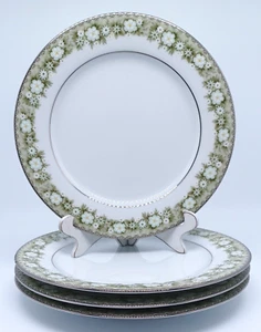 Vintage Noritake Princeton 6911 Luncheon Plates Set of 4 Made in Japan 8 1/4" - Picture 1 of 9