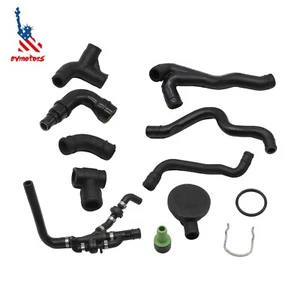 Crankcase Breather Hose Pipe Valve Kit 1.8T for Audi TT A3 VW Jetta Seat Skoda - Picture 1 of 13