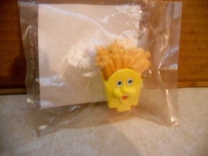 WENDYS 1991 FRENCH FRIES WIND UP TOY SEALED ORIG. PKG ViNTG RARE FREE SHIPPING - Picture 1 of 5