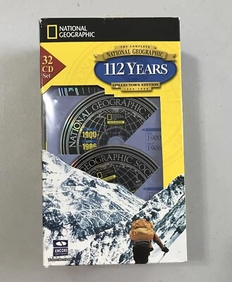 NATIONAL GEOGRAPHIC 112 Year 32 DISC CD-ROM Collectors Set 1888-2000 VG - Image 1 of 4