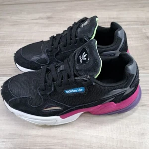 Adidas Shoes Black/Pink Falcon Athletic CG6219 Ladies Women Sneakers Size US 8 - Picture 1 of 14