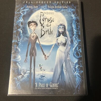 Tim Burtons Corpse Bride (DVD, 2006, Full Frame) Johnny Depp WORLD SHIP AVAIL - Image 1 of 3