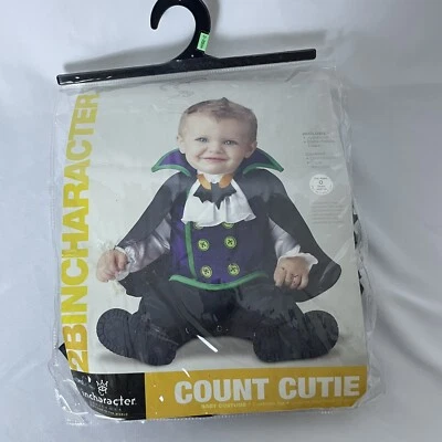 ⚡️Костюм младенца вампира Дракулы Incharacter Count Cutie M (12–18 м) - Изображение 1 из 4