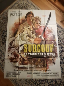 Plakat 1966 SURCOUF, LE TIGRE DES SEVEN MERS 120x160 Gérard BARRAY - Bild 1 von 1