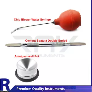 Restauración de amalgama Composite Filling & Cement Spatula Laboratorio dental de doble extremo - Imagen 1 de 4